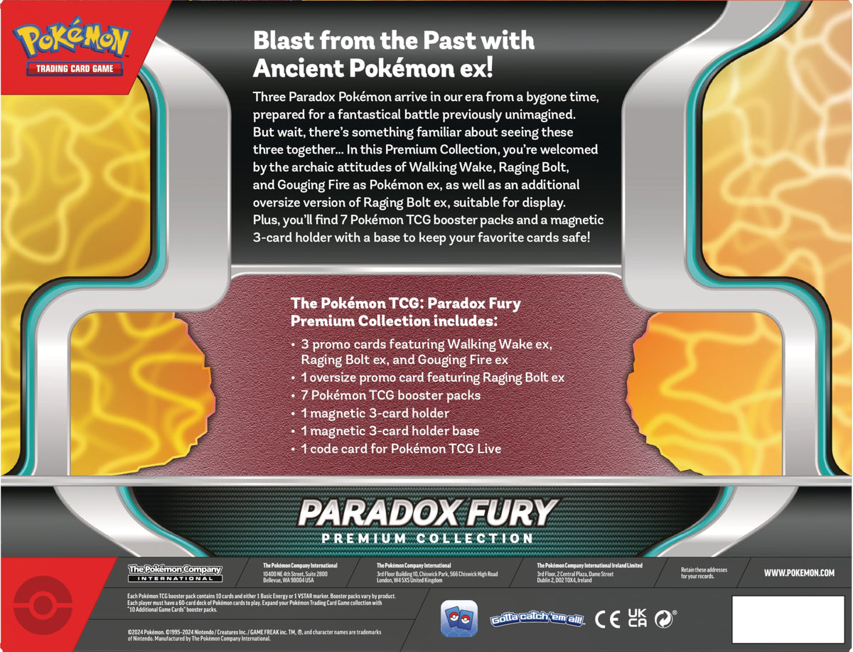 Pokemon TCG Paradox Fury Premium Collection Z462690
