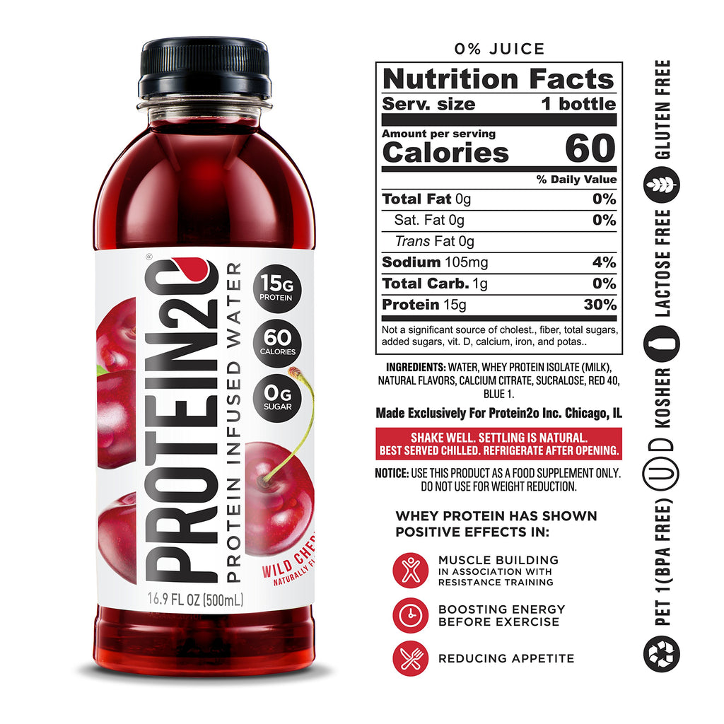 Whey Protein Isolate Infused Water 12 Pack Q694