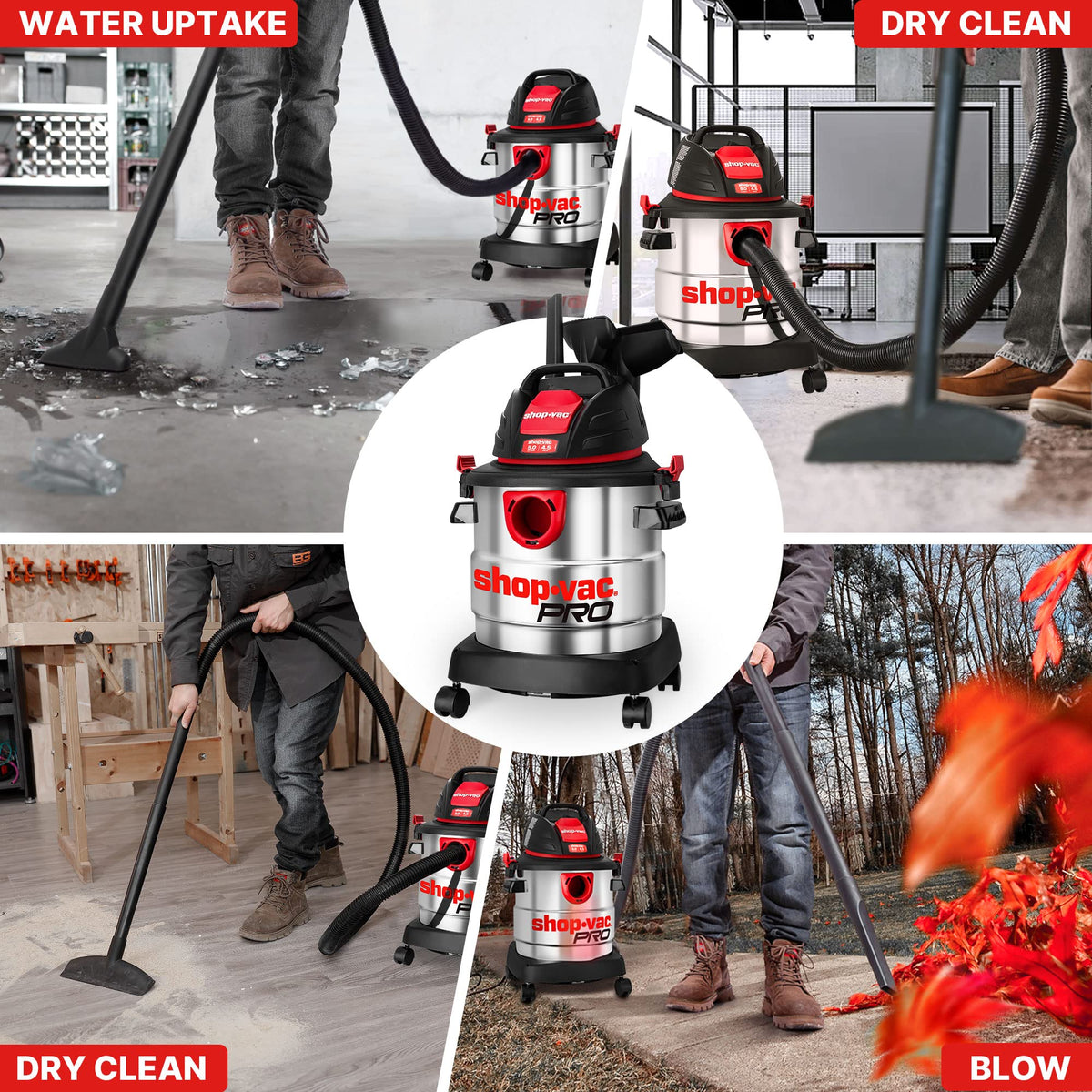 5 Gallon 4.5 Peak HP Wet/Dry Vacuum L780345