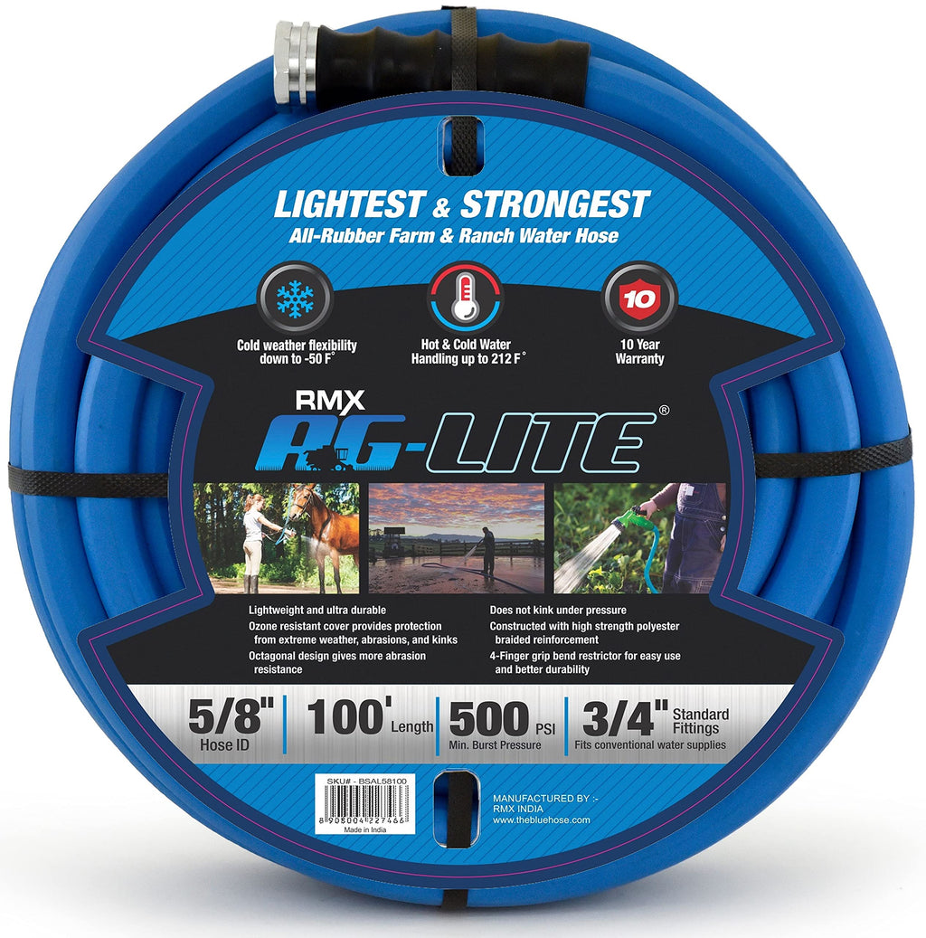 5/8" x 100' Rubber Garden Hose S15119