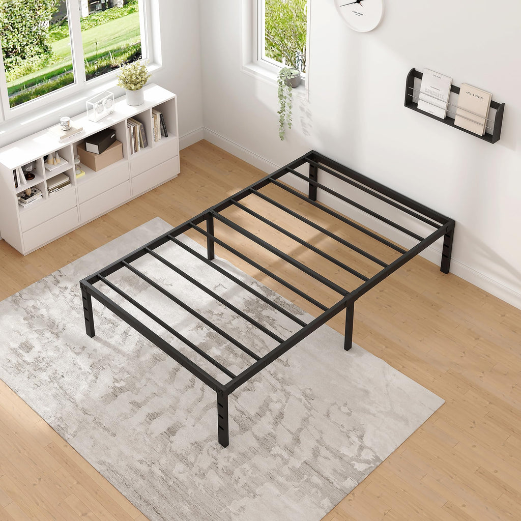 Metal Bed Frame with Storage Space, 14 Inch C36190
